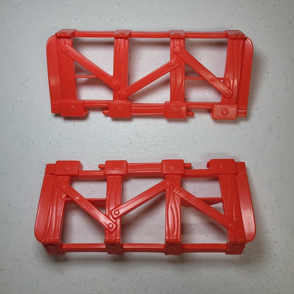 Fisher Price Thomas Friends‎ TrackMaster Red Fence Replacement Pieces BDP14